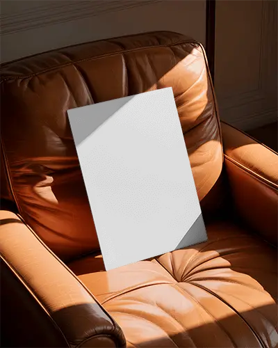 minimalistic-flyer-mockup-on-leather-chair-perfect-for-corporate-business-promotional-materials