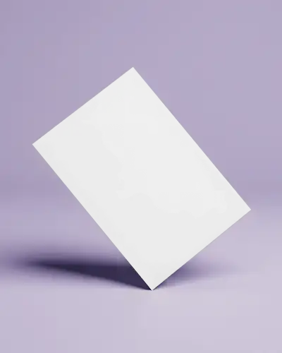 Premium Floating Flyer Mockup For Creative Print Presentation And Marketing Materials