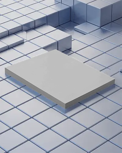 Sleek Flyer Mockup On Minimalist Geometric Background For Modern Designs And Presentations