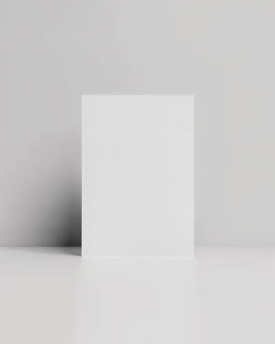 Vertical Flyer Mockup With Neutral Background Perfect For Promotional Materials