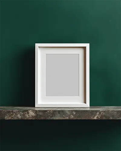 Modern Minimalist Frame Mockup For Interior Design Display And Artwork Presentation