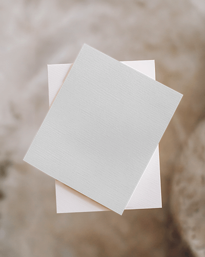 Elegant Greeting Card Mockup Minimalist Square Card With Envelope On Soft Neutral Background