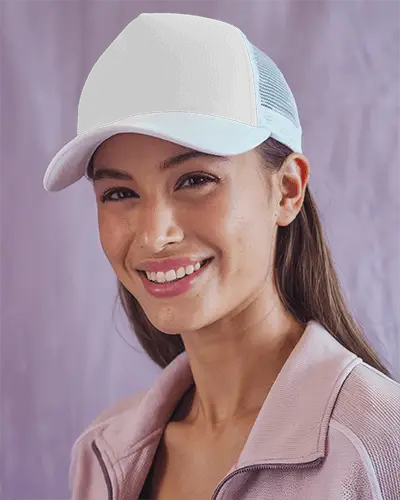 High Quality Customizable Truker Hat Mockup For Active Lifestyle Outdoor Events Fashionable Headwear