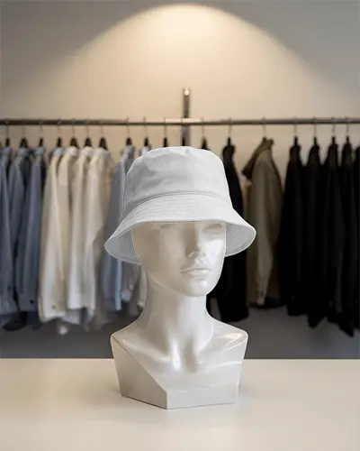 trendy-bucket-hat-mockup-on-mannequin-head-showcasing-stylish-casual-fashion-accessory-display