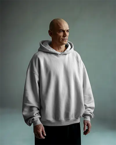 Oversized Minimalist Hoodie Mockup For Men Comfortable Casual Wear Fashion Photography
