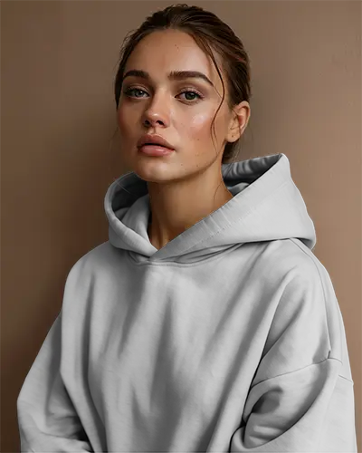 Comfortable Relaxed Fit Hoodie Mockup For Casual Wear And Street Style Fashion Photography