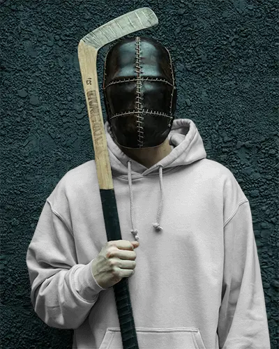 mens-loose-fit-hoodie-mockup-sportswear-man-with-vintage-leather-mask-hockey-stick-aggressive