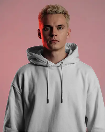 Modern Minimalist Plain Hoodie Mockup For Streetwear And Casual Fashion Brands