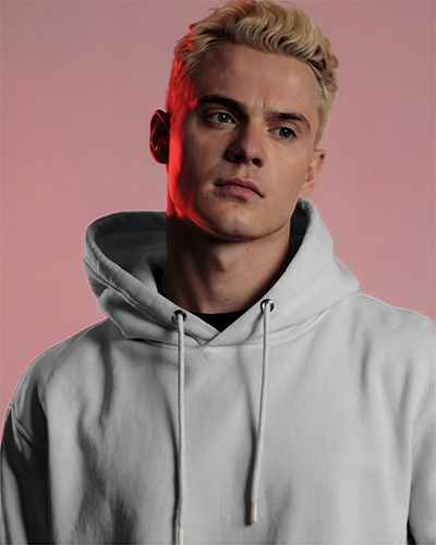 Urban Streetwear Hoodie Mockup For Mens Casual Outfit Modern Comfortable Style Essentials