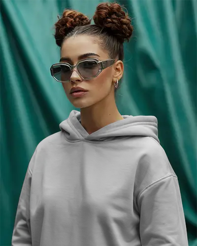 Stylish Women Hoodie Mockup For Modern Casualwear And Trendy Street Fashion Promotion