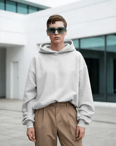 Stylish Comfortable Hoodie Mockup For Casual Wear And Urban Street Style Outfits Online