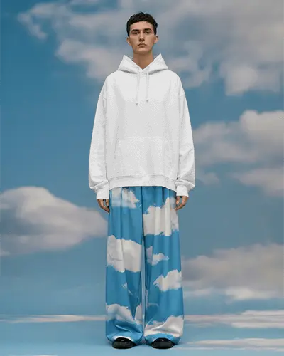 Oversized Comfortable Hoodie Mockup With Drawstring And Kangaroo Pocket For Stylish Casual Wear