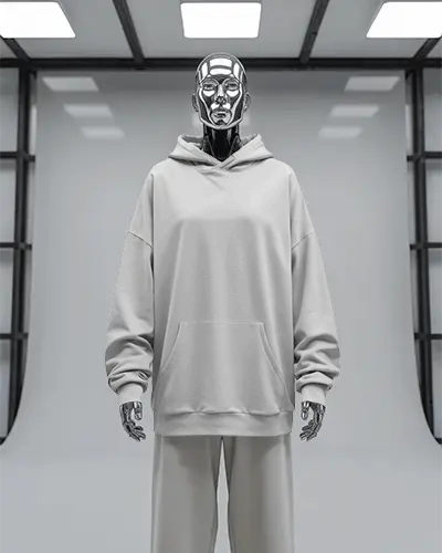 Versatile Comfortable Unisex Hoodie Mockup Front Pocket Perfect For Casual Daily Wear Outfits