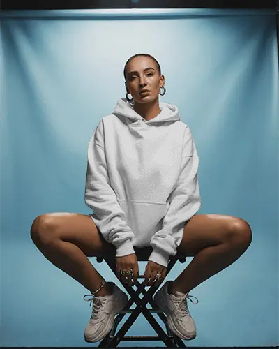 Stylish Relaxed Fit Hoodie Mockup For Casual Wear Perfect For Layering In All Seasons