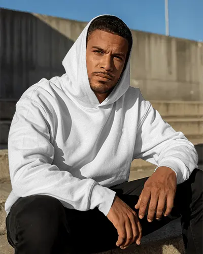 Urban Style Hoodie Mockup For Casual Wear Branding And Streetwear Fashion Presentation