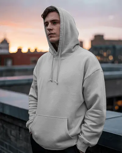 Urban Streetwear Hoodie Mockup For Casual Sweatshirt Designs And Apparel Brand Showcases