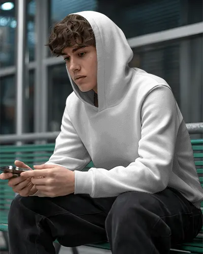 Urban Streetwear Hoodie Mockup For Modern Casual Style And Trendy Youth Fashion Apparel Brand