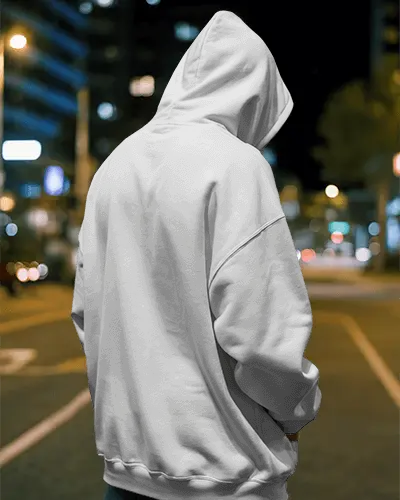 Men Hoodie Backview Mockup For Customizable Sweatshirt Designs And Branding