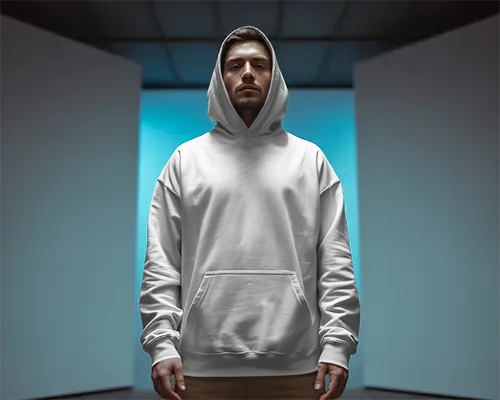 Modern Hoodie Mockup With Soft Fabric And Minimalist Style Perfect For Custom Printing