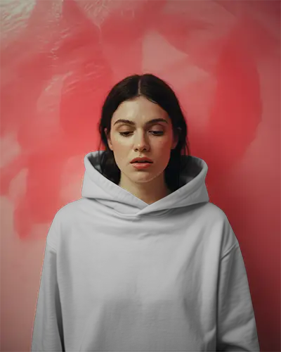 Premium Soft Fabric Hoodie Mockup Showcasing Minimalist Look For Fashion Brand