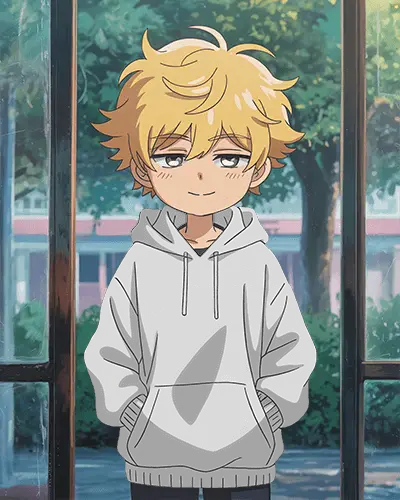 Trendy Comfortable Casual Anime Hoodie Mockup For Fashion Brands And Online Stores