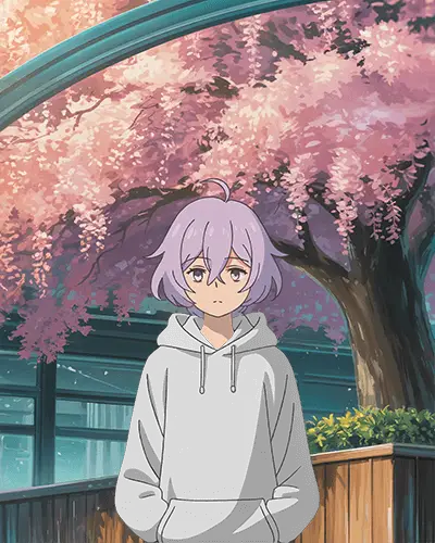 Stylish Minimalist Anime Hoodie Mockup Featuring Drawstring Hood And Relaxed Fit For All Seasons