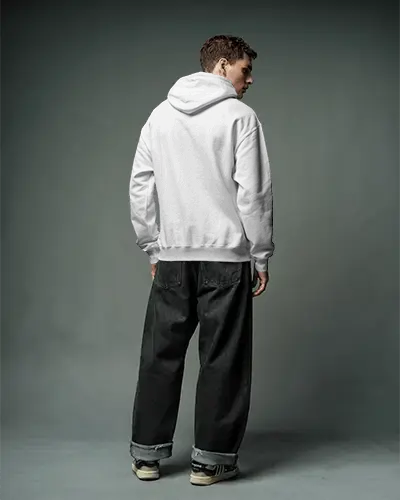 Modern Urban Casual Oversized Hoodie Mockup For Mens Fashion Brand Promotion