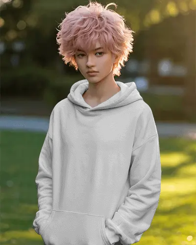 Comfortable Relaxed Fit Hoodie Mockup With Soft Fabric And Spacious Front Pocket For Casual Style