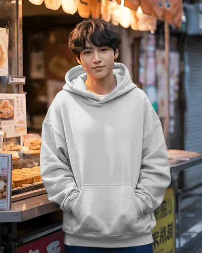 Urban Casual Oversized Hoodie Mockup For Streetwear Fashion And Comfortable Style