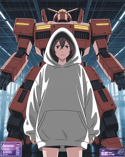 Urban Streetwear Oversized Hoodie Mockup Casual Fashion Trendy Look For All Seasons