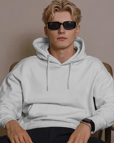 Comfortable Lifestyle Hoodie Mockup With Adjustable Hood And Front Pouch For Everyday Wear