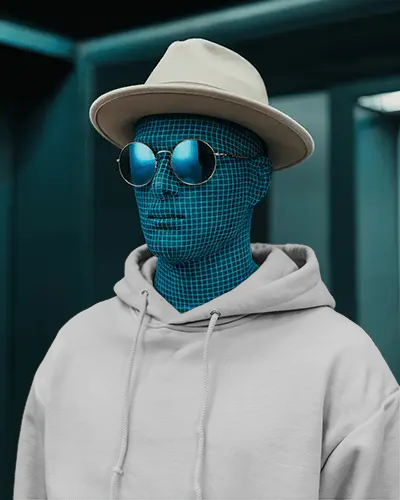 Streetwear Hoodie Mockup For Casual Fashion Branding And Custom Apparel Design Preview