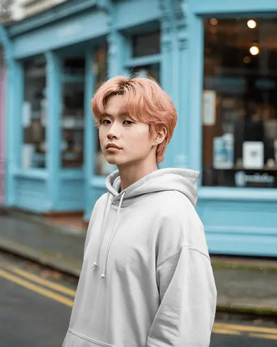 Urban Casual Streetwear Hoodie Mockup For Fashion Designs And Brand Promotion