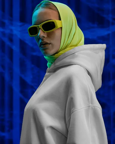 Stylish Oversized Hoodie Mockup For Modern Streetwear Fashion And Casual Comfortable Look