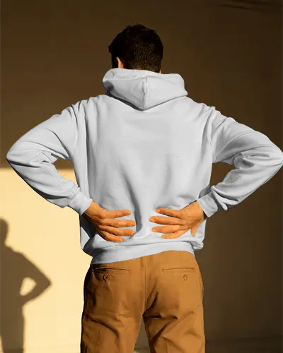 Premium Quality Stylish Hoodie Mockup With Ribbed Cuffs Ideal For Layering And Cold Weather