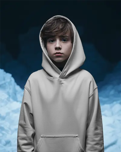 Comfortable Casual Hoodie Mockup With Front Pouch And Adjustable Drawstring For Everyday Wear