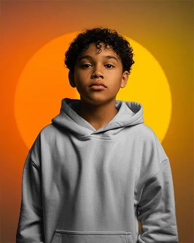 Comfortable Casual Hoodie Mockup For Youths Soft Fabric Stylish Fit Perfect For Everyday Wear