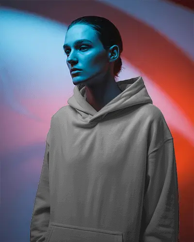 Stylish Minimalist Hoodie Mockup For Casual Streetwear Fashion Modern Unisex Apparel