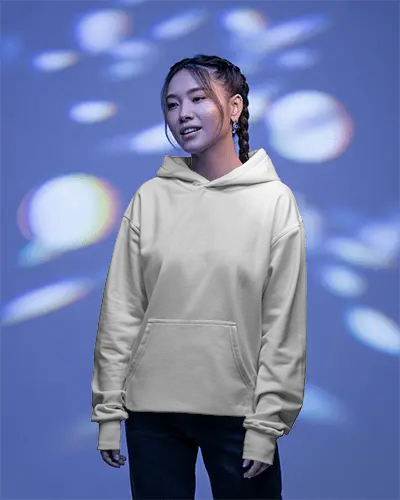 Stylish Durable Hoodie Mockup For Custom Prints And Branding With Relaxed Fit And Soft Texture