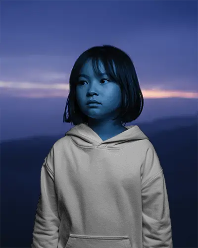 Modern Kids Comfort Hoodie Mockup With Soft Fabric For Casual Wear Outdoor Activities Best Fit