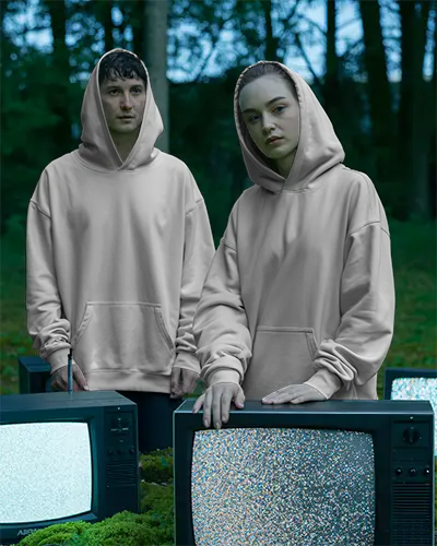 Unisex Cozy Hoodies Mockup Made Of Soft Fabric Designed For Everyday Wear And Layering Comfort