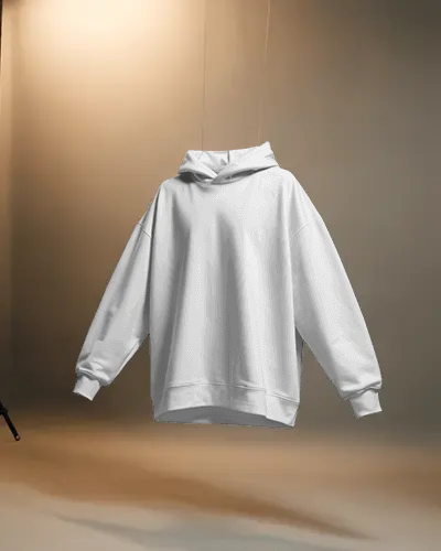 Minimalist Plain Hoodie Mockup Durable Fabric And Relaxed Silhouette For Everyday Use