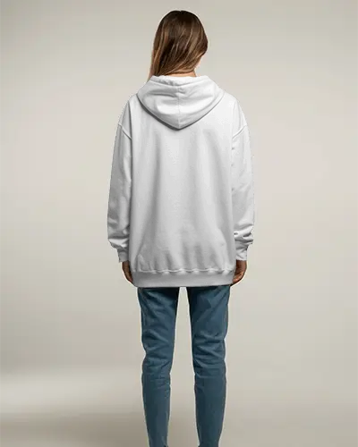 Modern Comfortable Relaxed Fit Hoodie Mockup Casual Wear Durable Soft Fabric For All Day Comfort