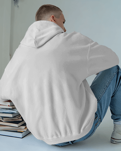 Japanese Kanji Hoodie Mockup Modern Calligraphy Design On Trendy Apparel