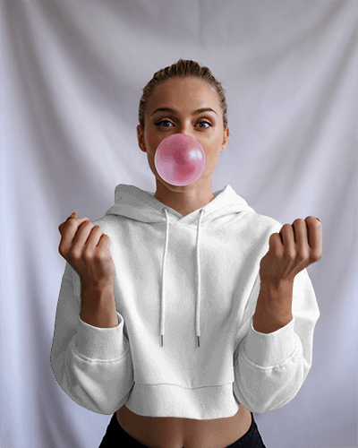 Anime Inspired Hoodie Mockup Minimalist Black Illustration On Muted Tone