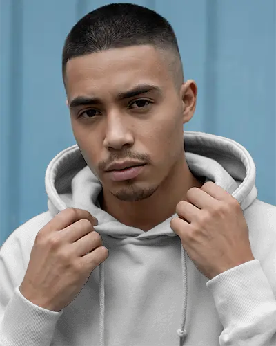 Luxury Cashmere Hoodie Mockup Elevated Loungewear On Mannequin With Gold Hardware Minimalist High End Design