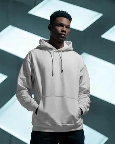 Urban Comfort Fit Hoodie Mockup For Advertising Casual Wear Designers Showcase Collection