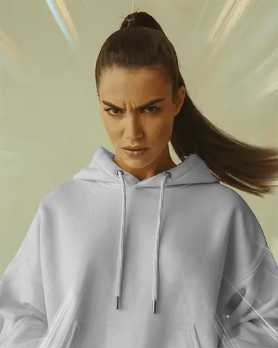 Trendy Loose Fit Hoodie Mockup For Fashion Brands And Ecommerce Apparel Showcases