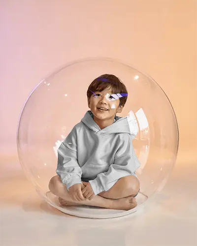 Comfortable Kids Hoodie Mockup Warm Casual Wear For Toddlers And Childrens Everyday Style