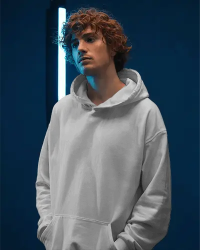 Classic Pullover Hoodie Mockup Design Comfortable Fit Durable Material Ideal For Casual Outfits